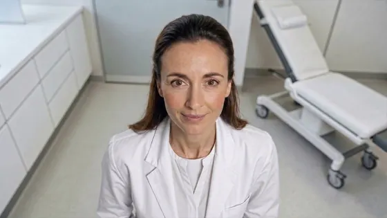 AI avatar of a physician presenting the video in English